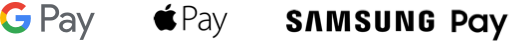 Supporting Google Pay, Apple Pay & Samsung Pay